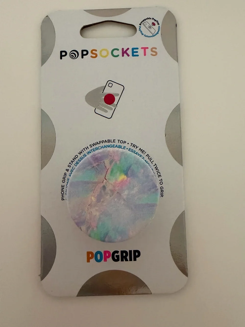 PopSockets PopGrip Iridescent Marble Phone Grip